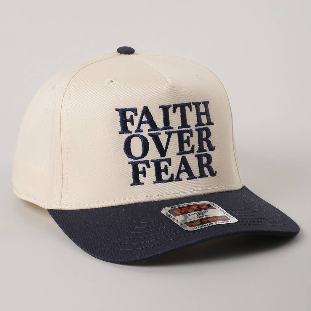 FAITH OVER FEAR | Embroidered Trucker Hat
