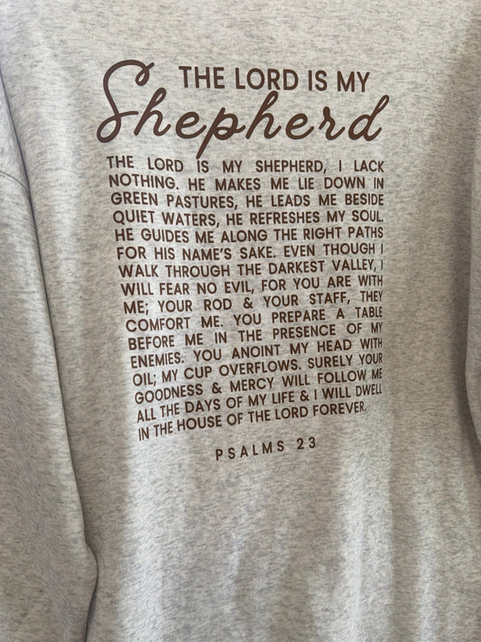 PSALMS 23 | Pullover Sweatshirt • Gray
