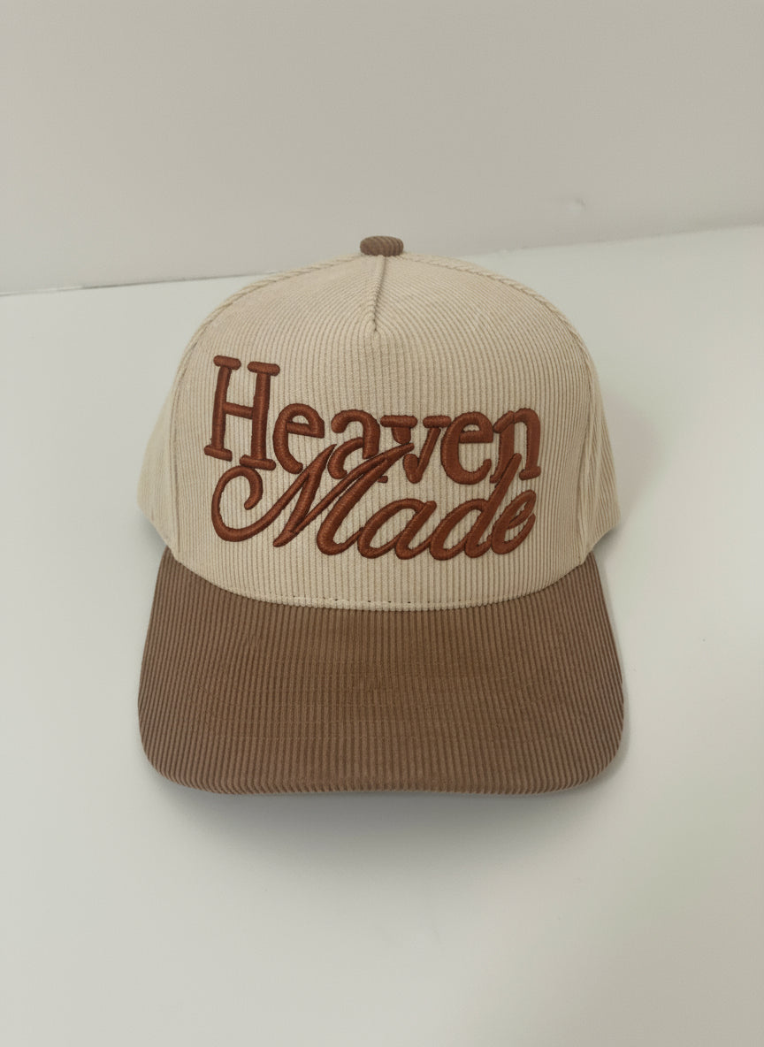 Heaven Made | Embroidered Corduroy Trucker Hat