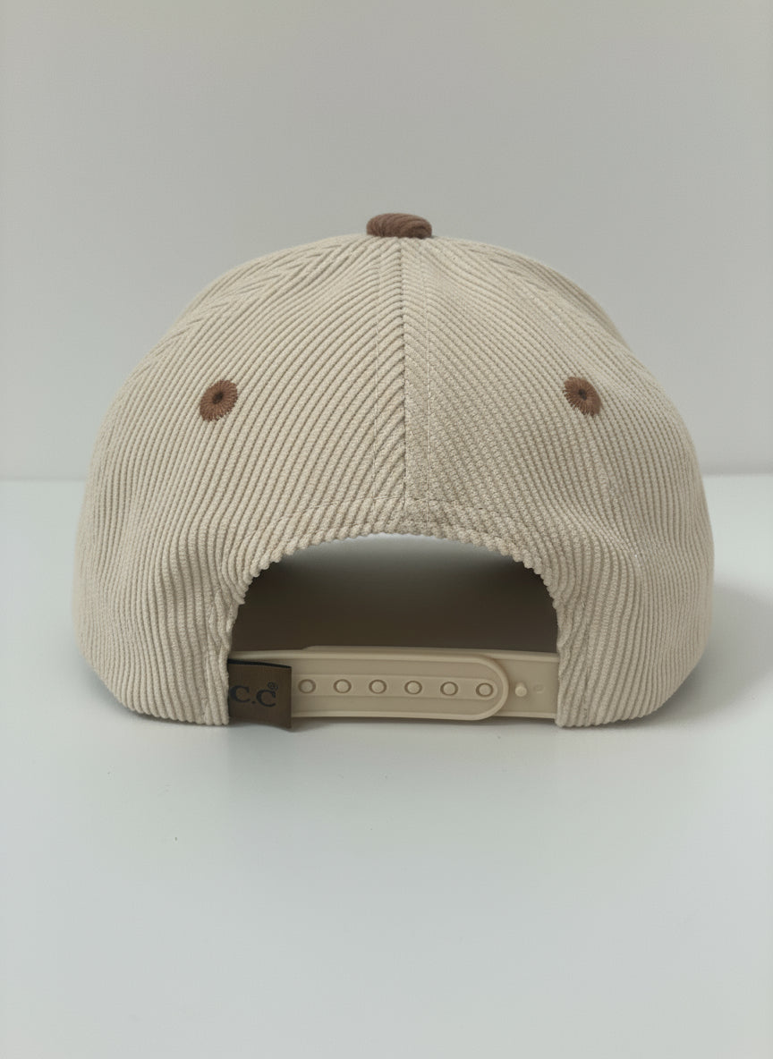 Heaven Made | Embroidered Corduroy Trucker Hat