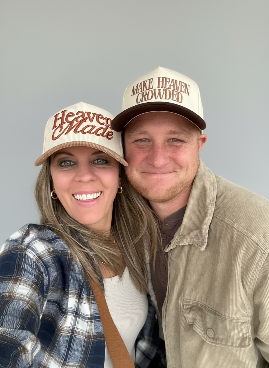 Heaven Made | Embroidered Corduroy Trucker Hat